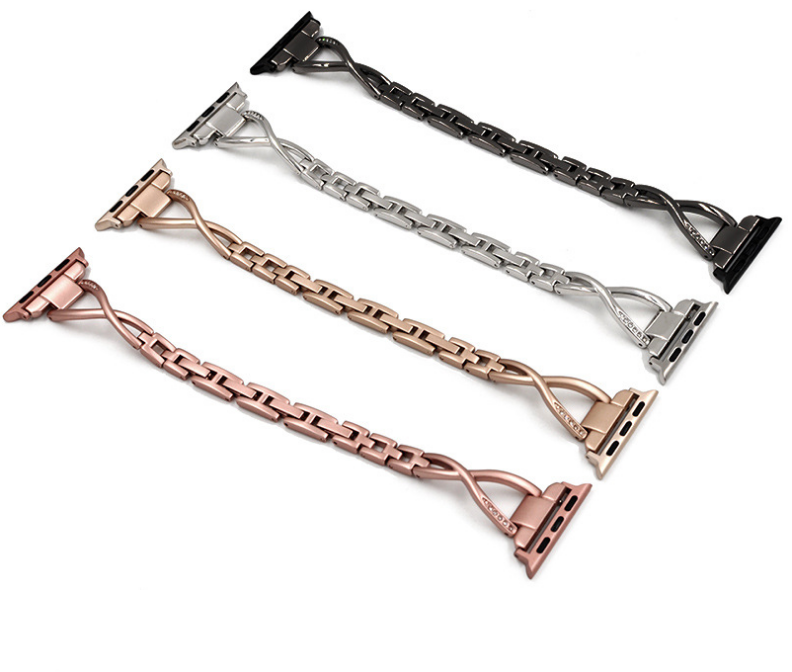 Stainless X-Diamond Apple Watch Strap