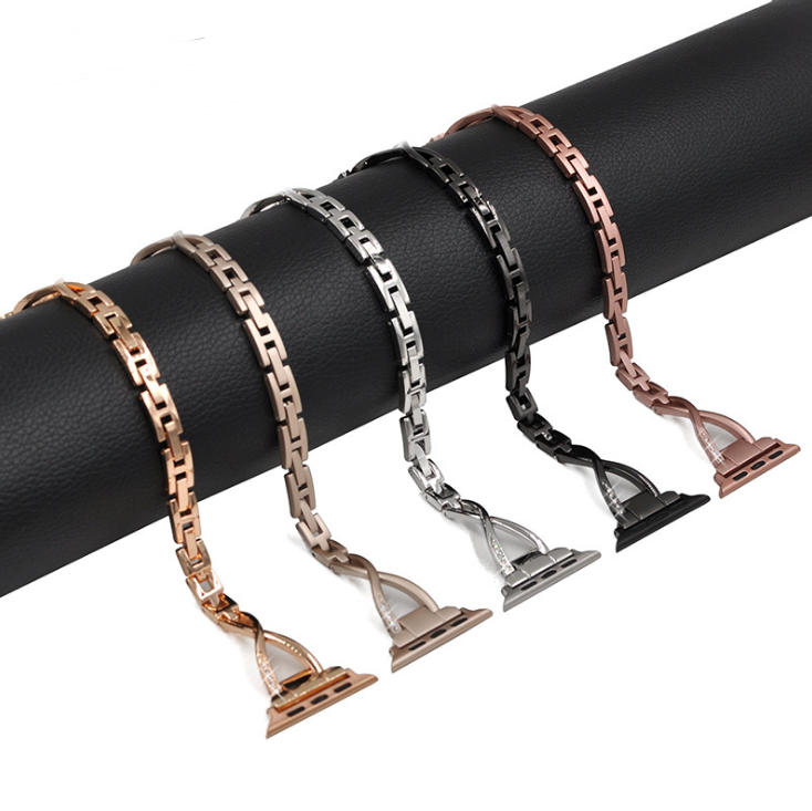 Stainless X-Diamond Apple Watch Strap