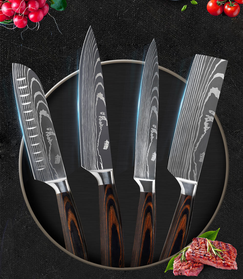 Damascus Elite Chef Knives