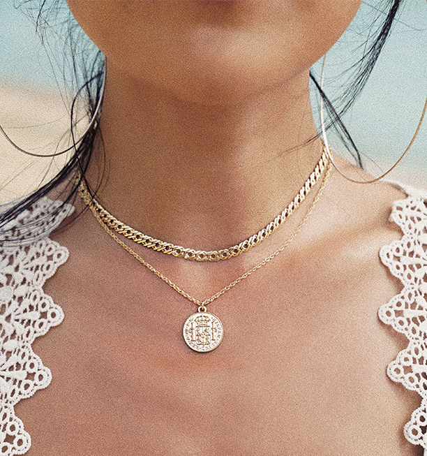 Ocean Elegance Hip Hop Necklace