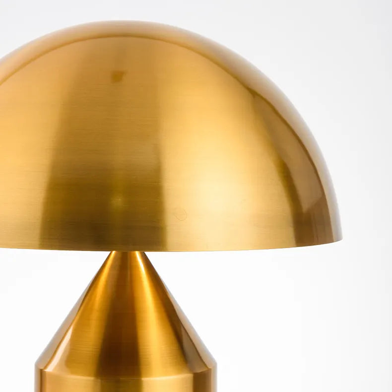 Chic Copper Mushroom Desk Light