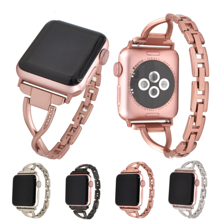 Stainless X-Diamond Apple Watch Strap