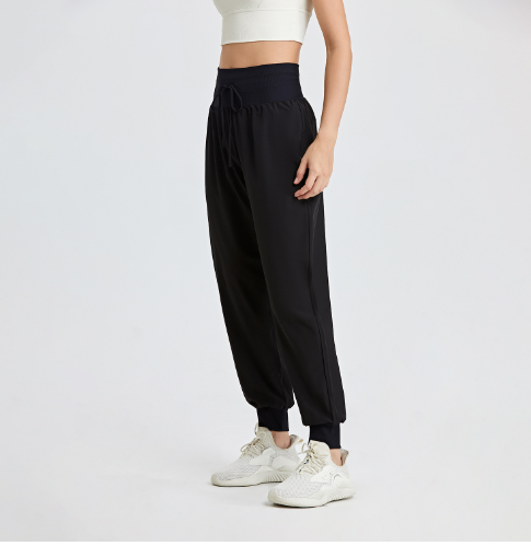 Women's Comfort Fit Harem Yoga Pants with Pockets