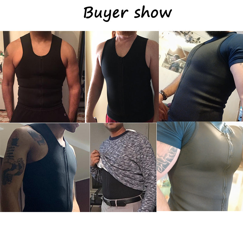 Men's Slimming Workout Sauna Vest