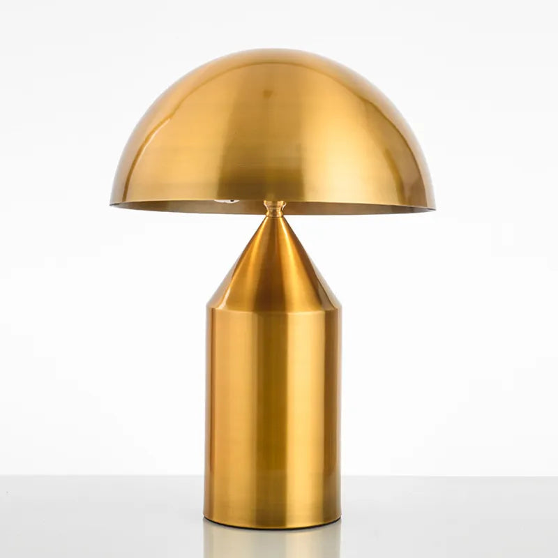 Chic Copper Mushroom Desk Light