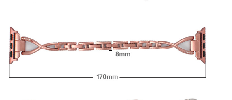Stainless X-Diamond Apple Watch Strap