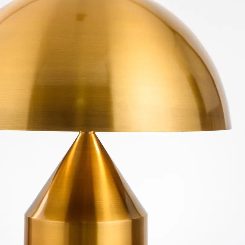Chic Copper Mushroom Desk Light