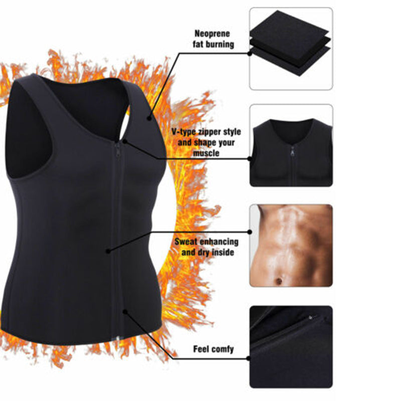 Men's Slimming Workout Sauna Vest