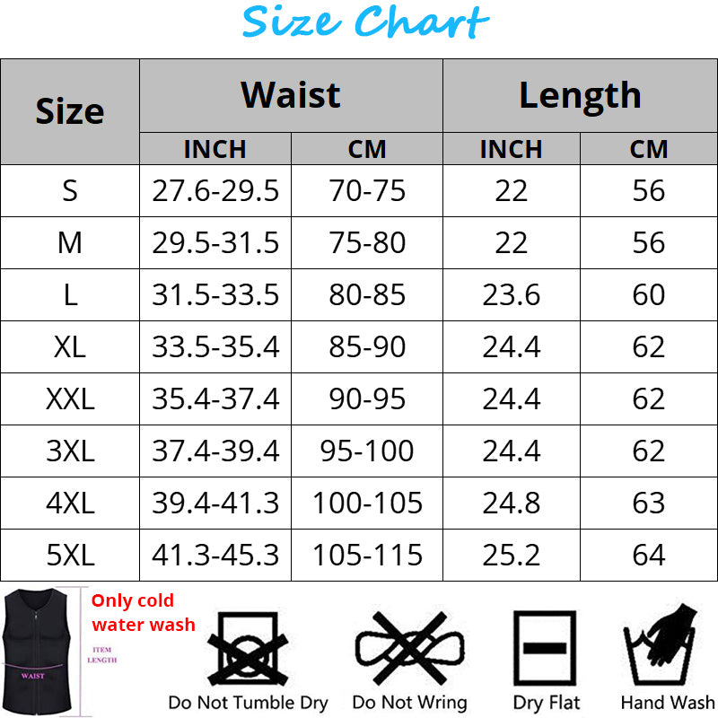 Men's Slimming Workout Sauna Vest
